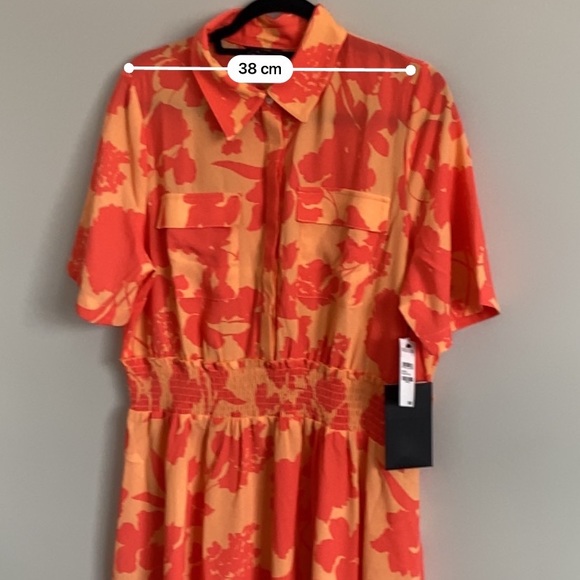 NWT Halogen Atlantic Pacific Coral Cathy Dress - Picture 7 of 8